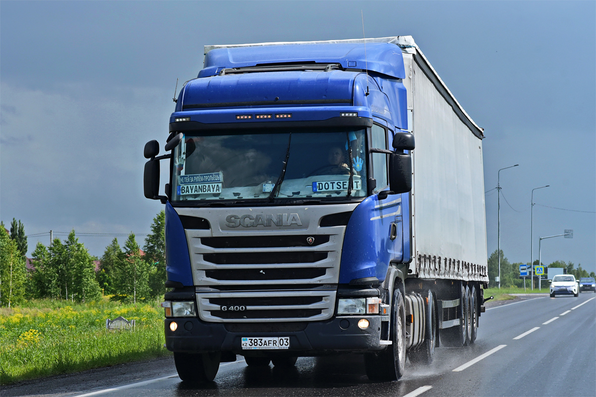 Акмолинская область, № 383 AFR 03 — Scania ('2013) G400