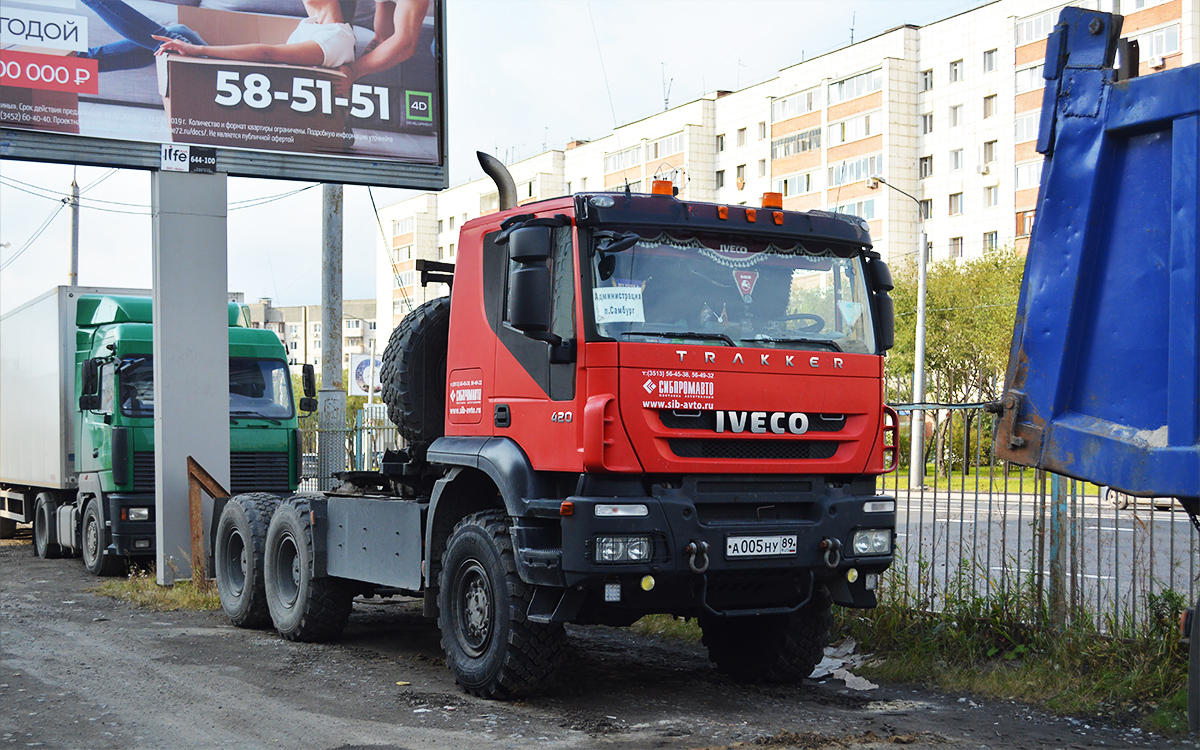 Ямало-Ненецкий автоном.округ, № А 005 НУ 89 — IVECO-AMT Trakker ('2007)
