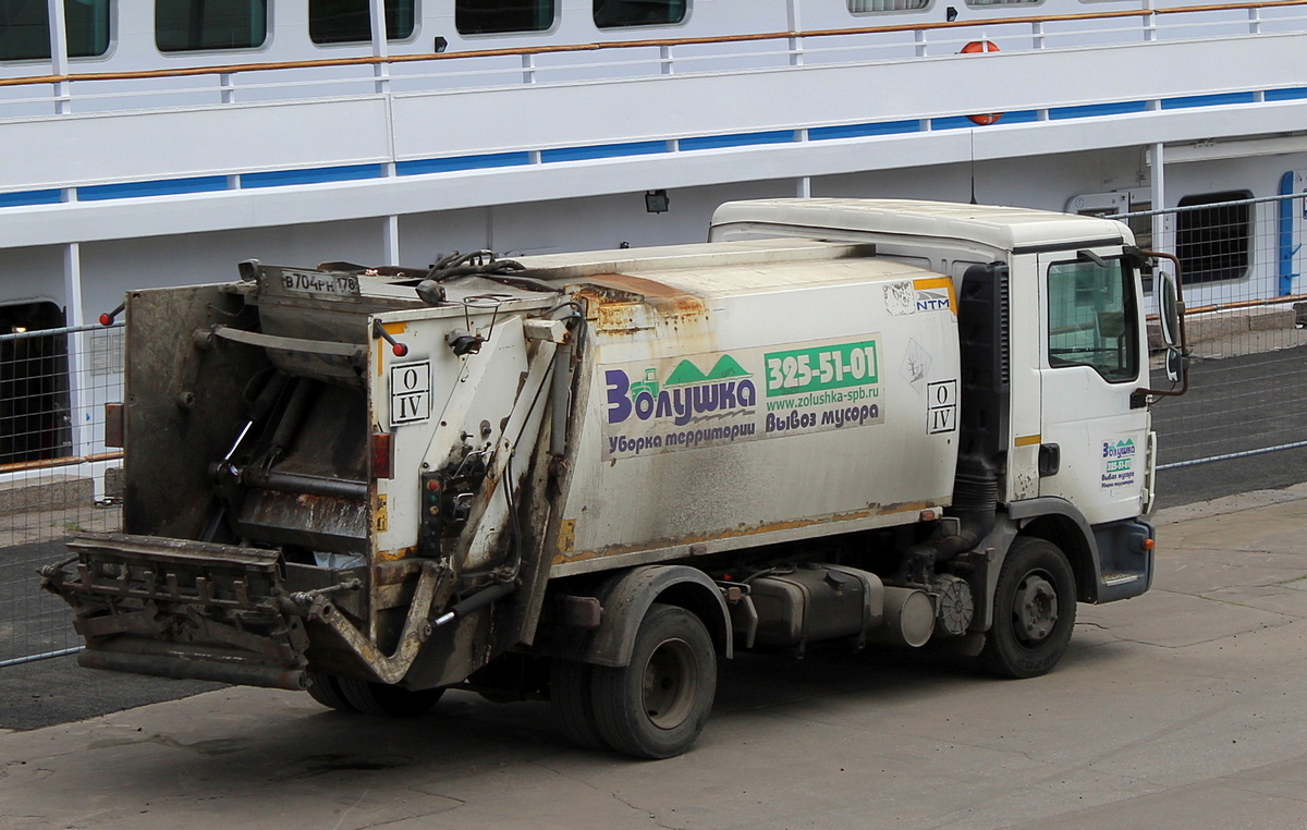 Санкт-Петербург, № В 704 РН 178 — MAN TGL 10.180