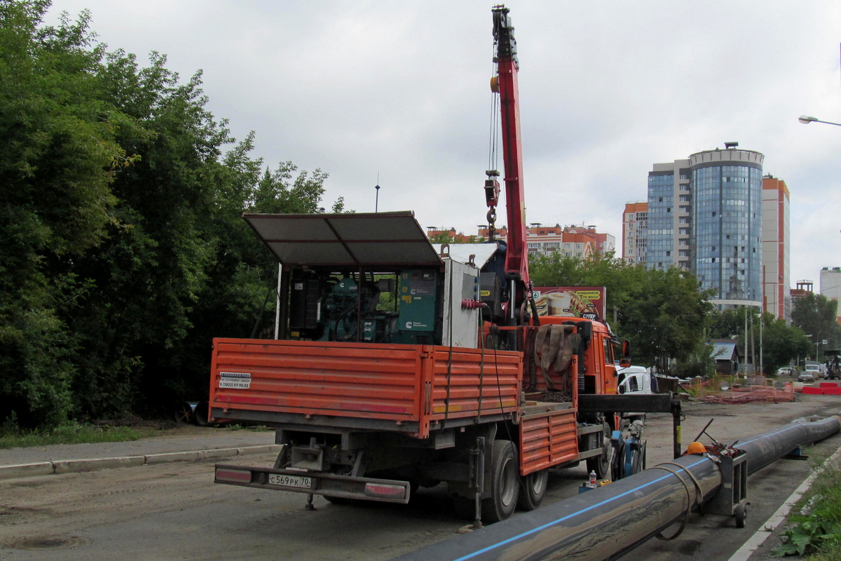 Томская область, № С 569 РК 70 — КамАЗ-65115 (общая модель)