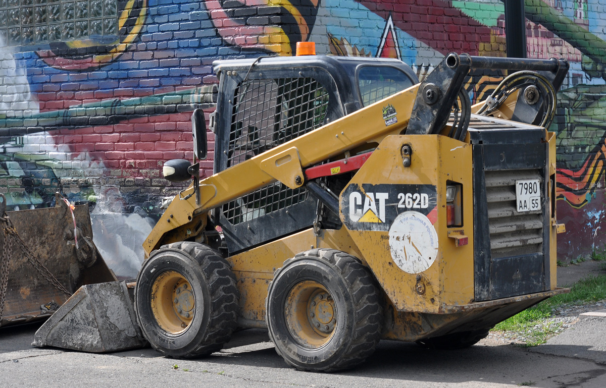 Омская область, № 7980 АА 55 — Caterpillar (общая модель)