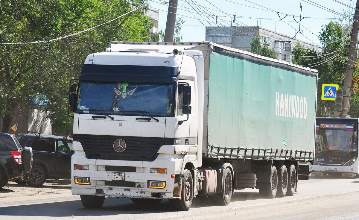 Тюменская область, № Х 953 ТМ 72 — Mercedes-Benz Actros ('1997) 1843