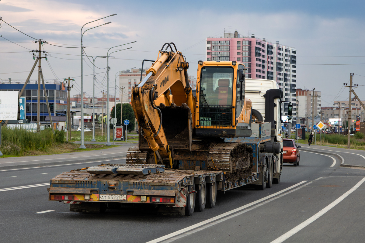 Вологодская область, № 6378 ВК 35 — Hyundai R220LC