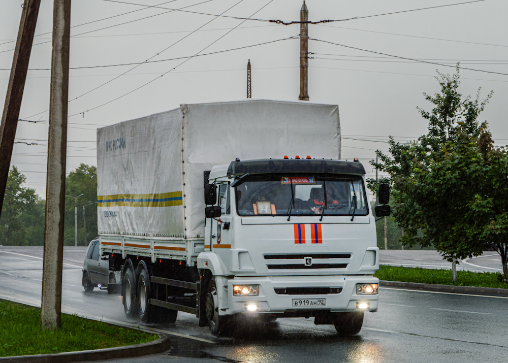 Севастополь, № В 919 АН 92 — КамАЗ-65117-L4(19)