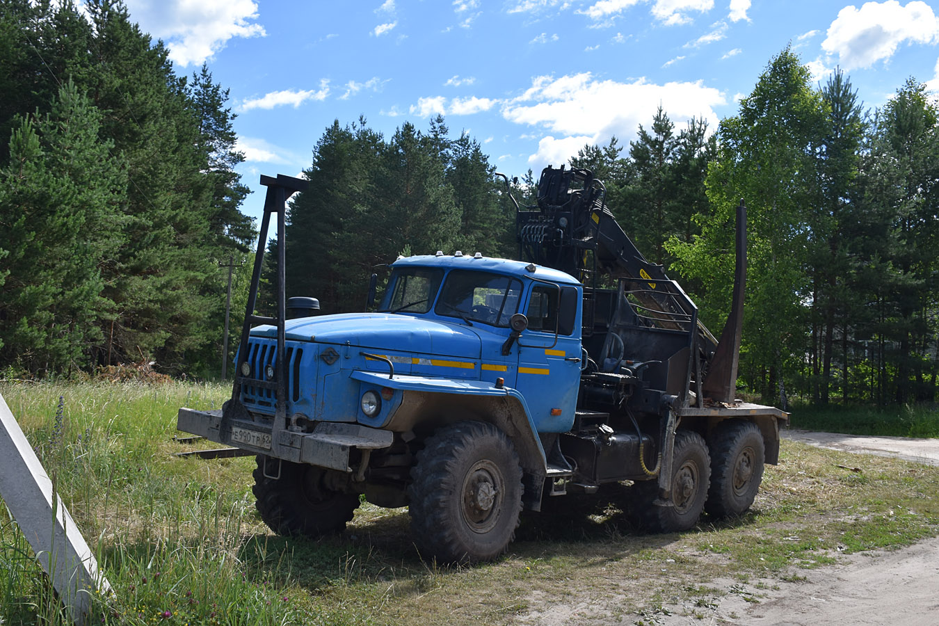 Рязанская область, № Е 990 ТР 62 — Урал-44202-41