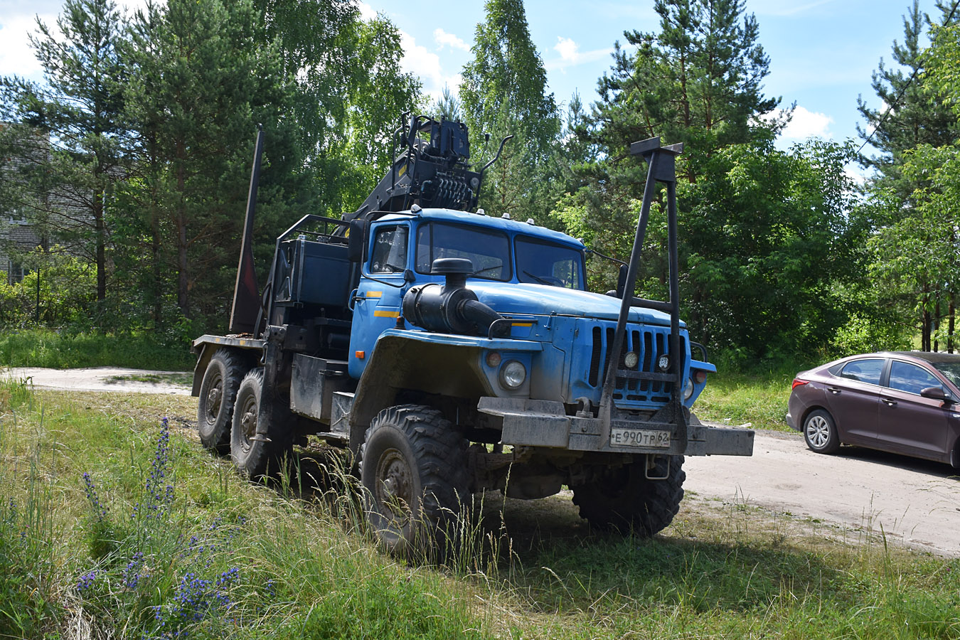 Рязанская область, № Е 990 ТР 62 — Урал-44202-41