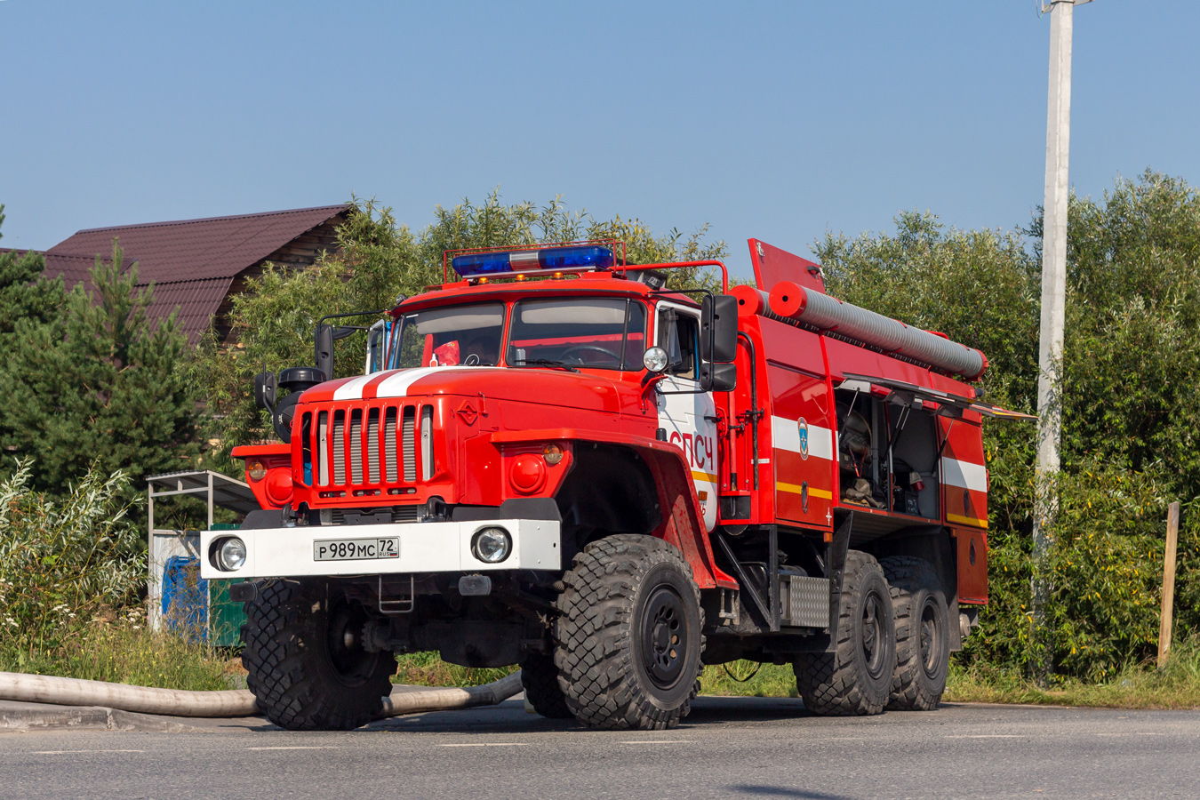 Тюменская область, № Р 989 МС 72 — Урал-5557