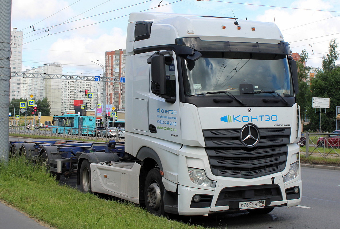 Санкт-Петербург, № Х 765 УН 198 — Mercedes-Benz Actros '18 1845 [Z9M]