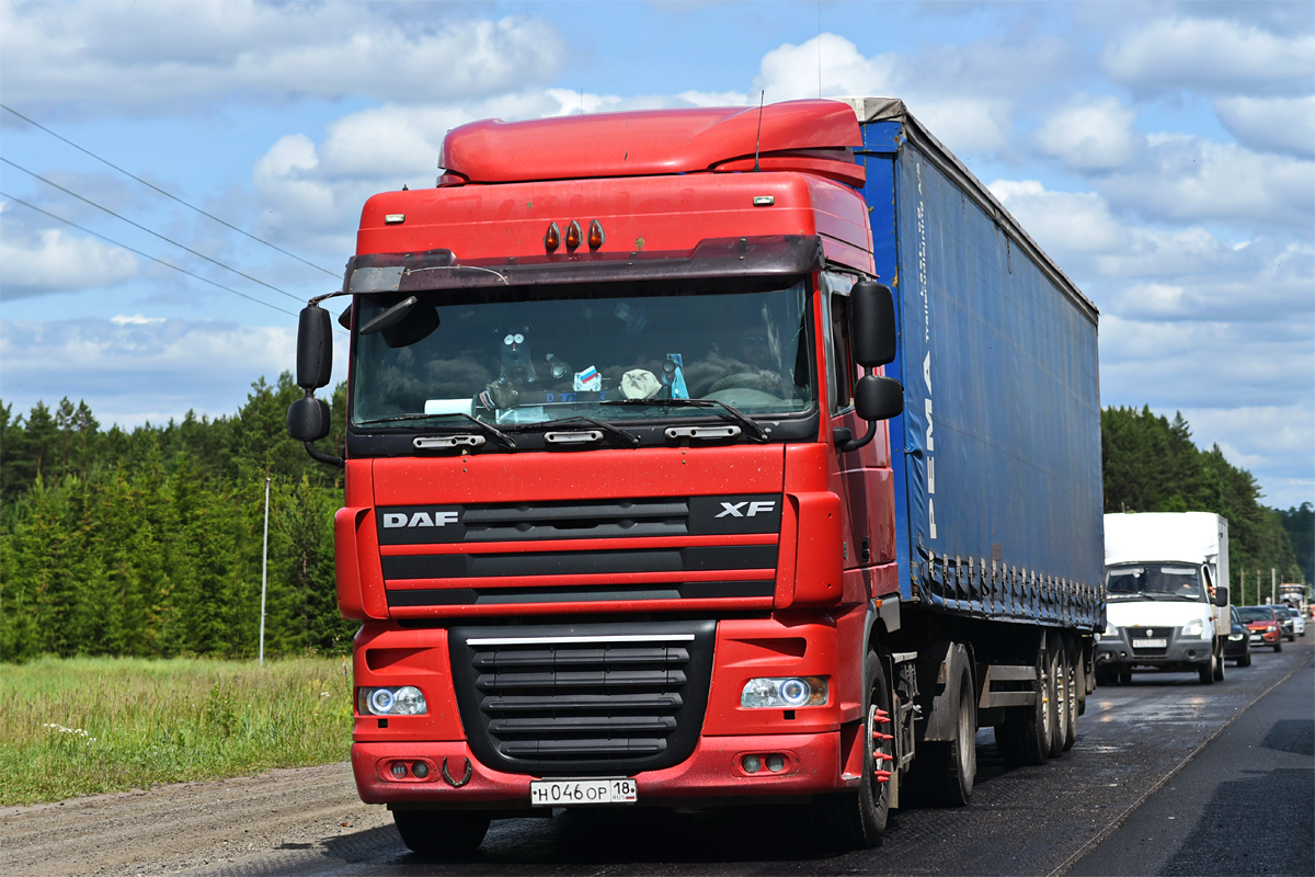 Удмуртия, № Н 046 ОР 18 — DAF XF105 FT