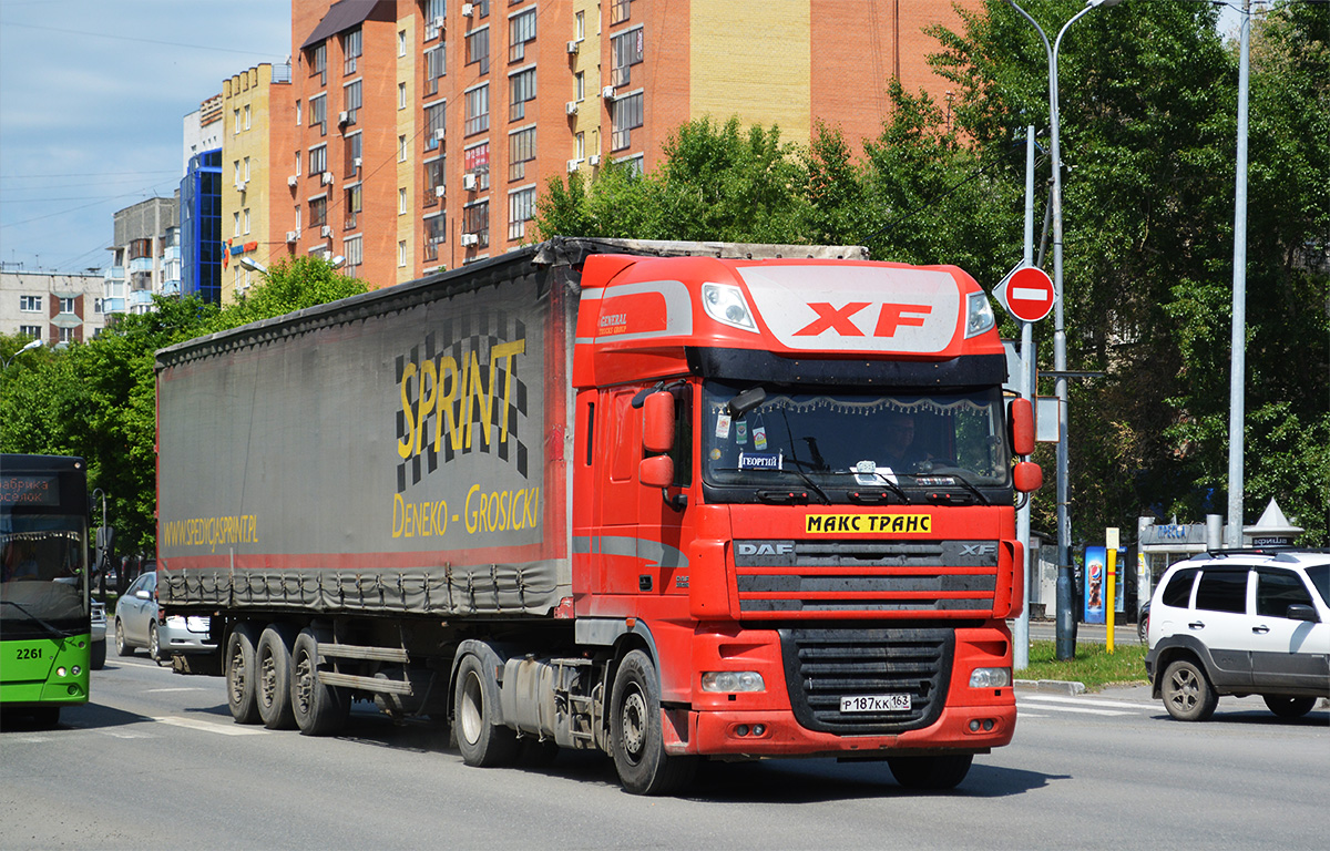 Самарская область, № Р 187 КК 163 — DAF XF105 FT