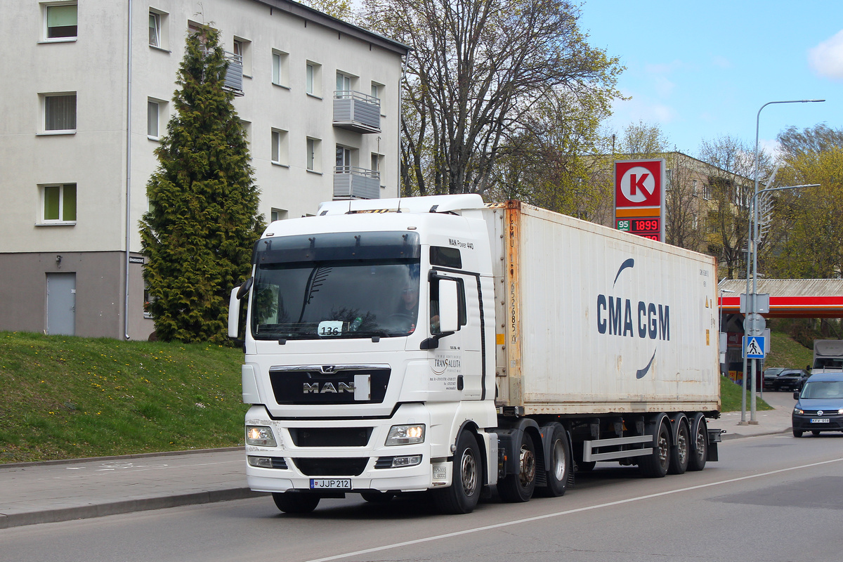 Литва, № JJP 212 — MAN TGX ('2007) 26.440