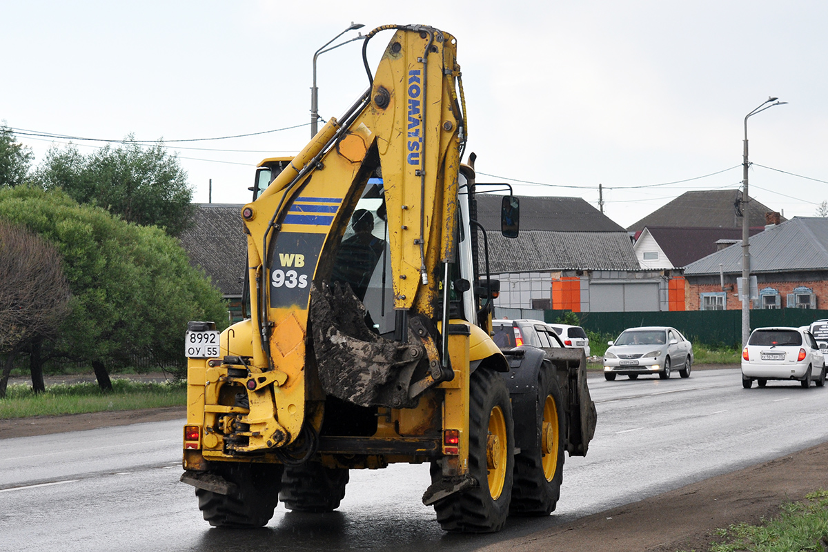 Омская область, № 8992 ОУ 55 — Komatsu WB93