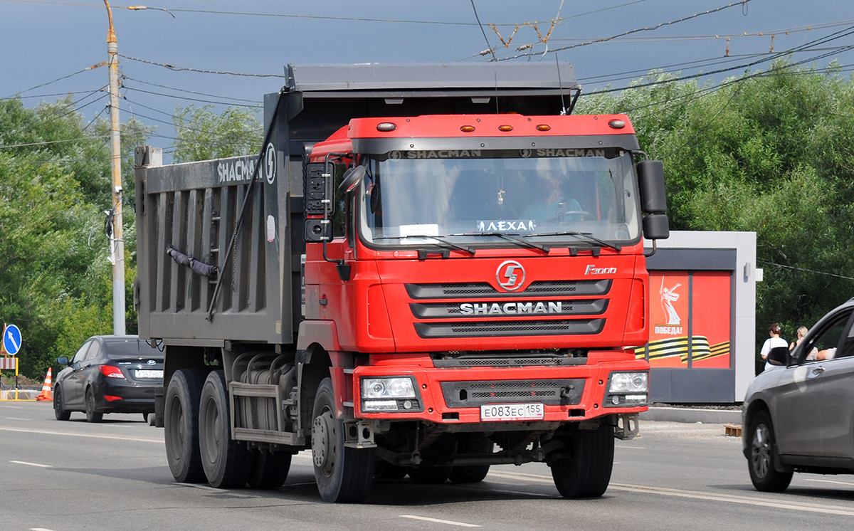 Омская область, № Е 083 ЕС 155 — Shaanxi Shacman F3000 SX325x
