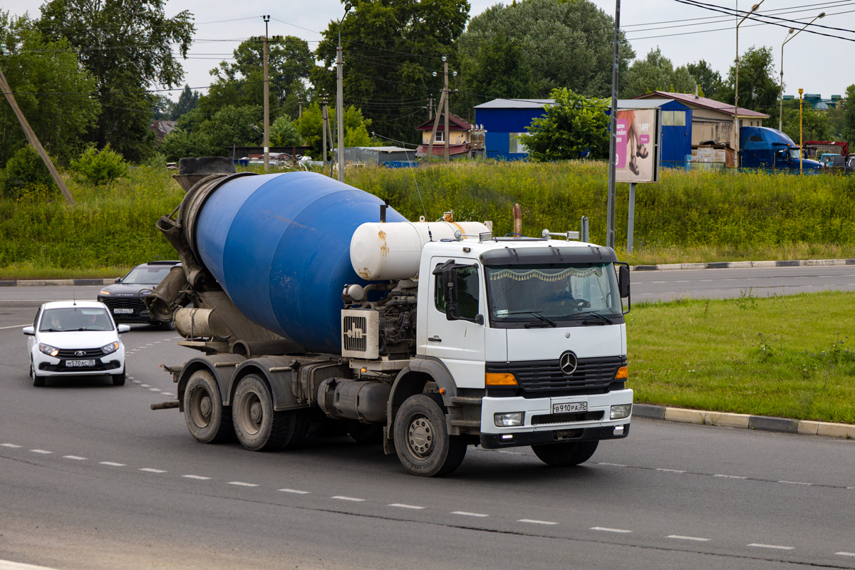 Вологодская область, № В 910 РА 35 — Mercedes-Benz Atego 2628