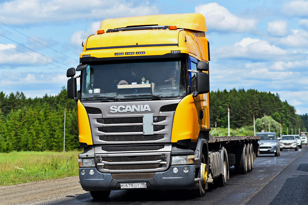 Удмуртия, № О 678 ОТ 18 — Scania ('2013) R440
