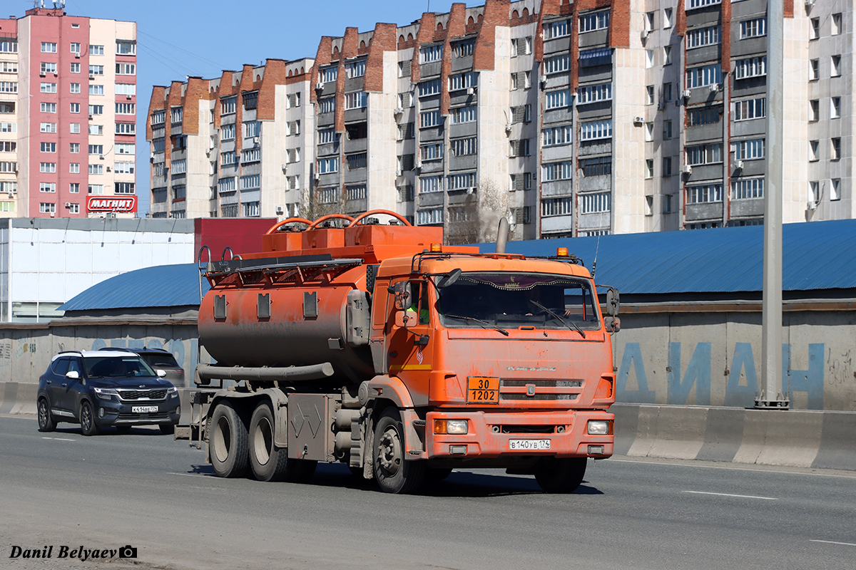 Челябинская область, № В 140 УВ 174 — КамАЗ-65115-L4(19)