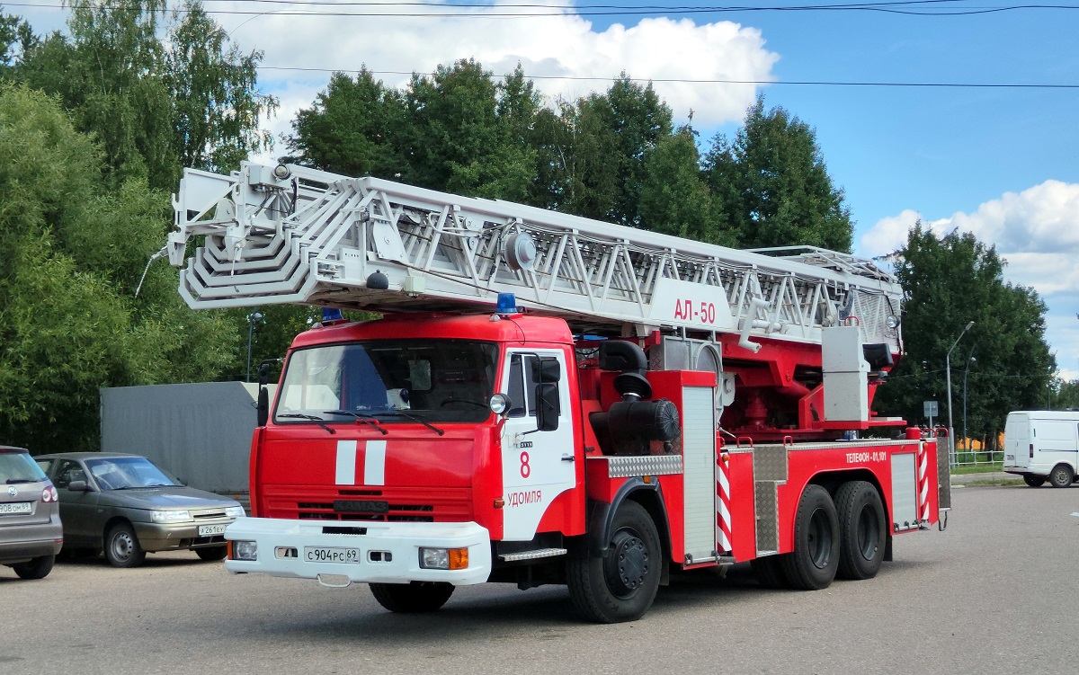 Тверская область, № С 904 РС 69 — КамАЗ-65115-62