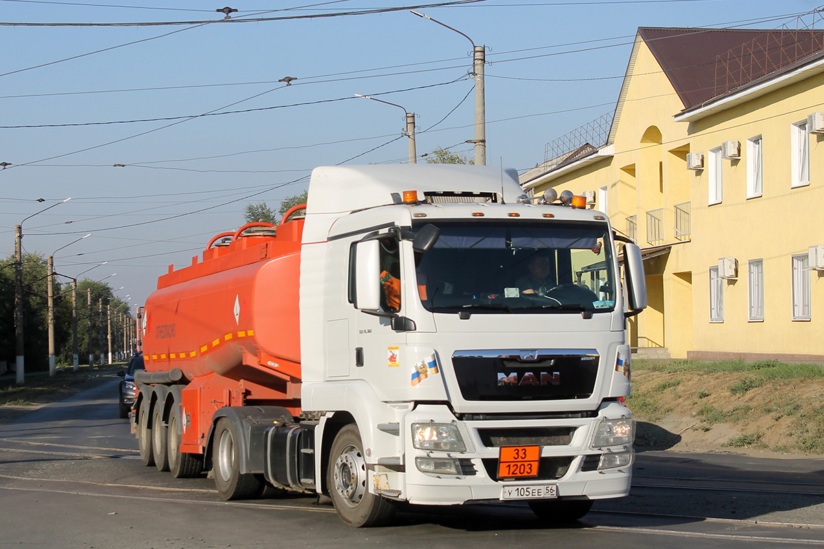 Оренбургская область, № У 105 ЕЕ 56 — MAN TGS 19.360