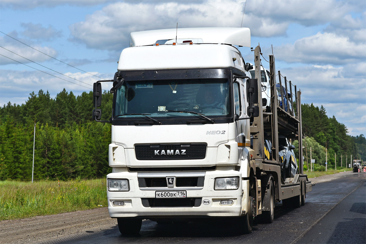 Татарстан, № К 600 ВК 716 — КамАЗ-5490-S5(87)