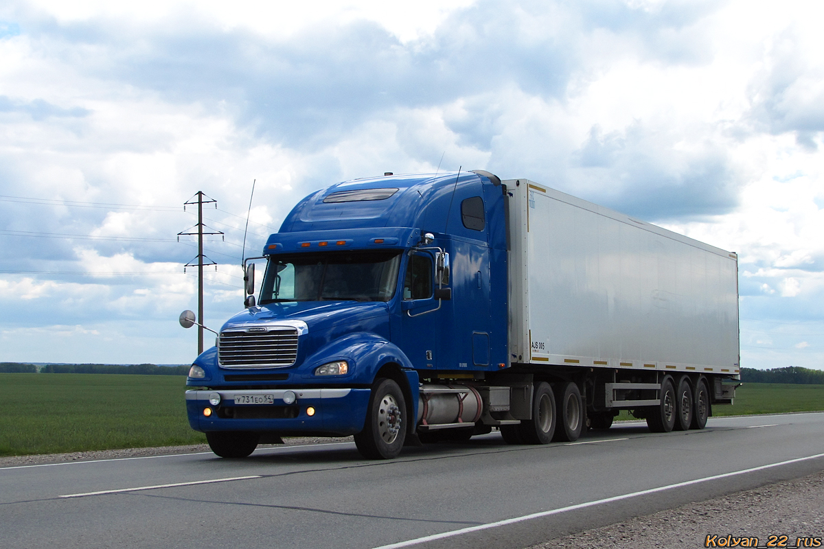 Новосибирская область, № У 731 ЕО 54 — Freightliner Columbia