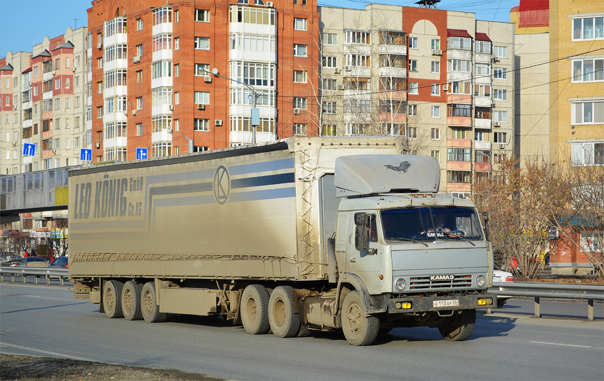 Омская область, № Е 113 АР 55 — КамАЗ-5410