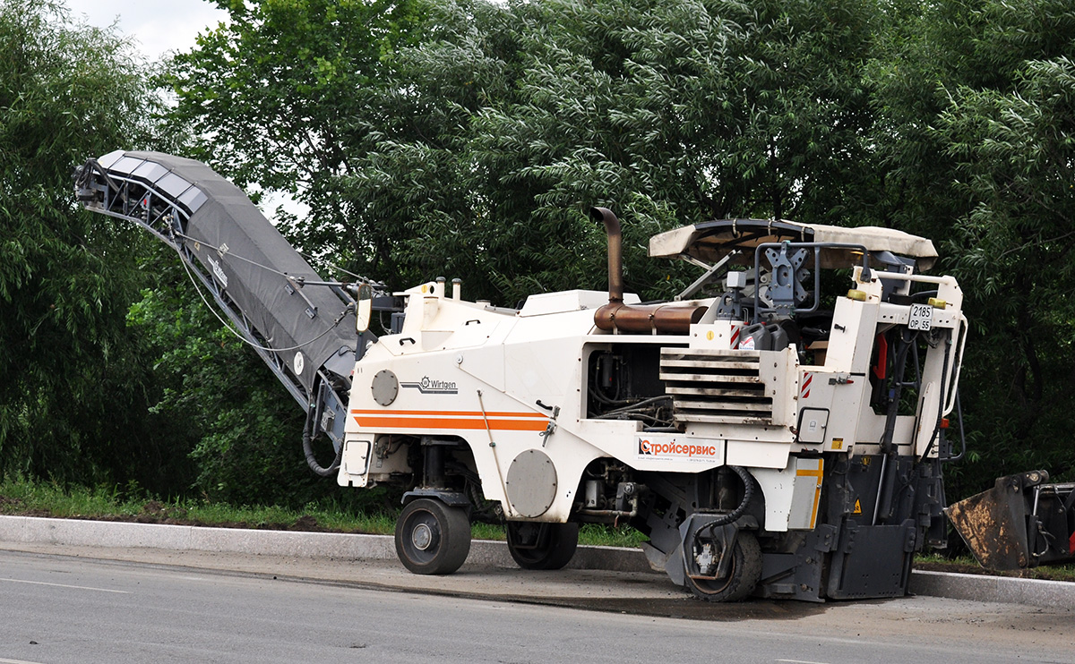 Омская область, № 2185 ОР 55 — Wirtgen (общая модель)