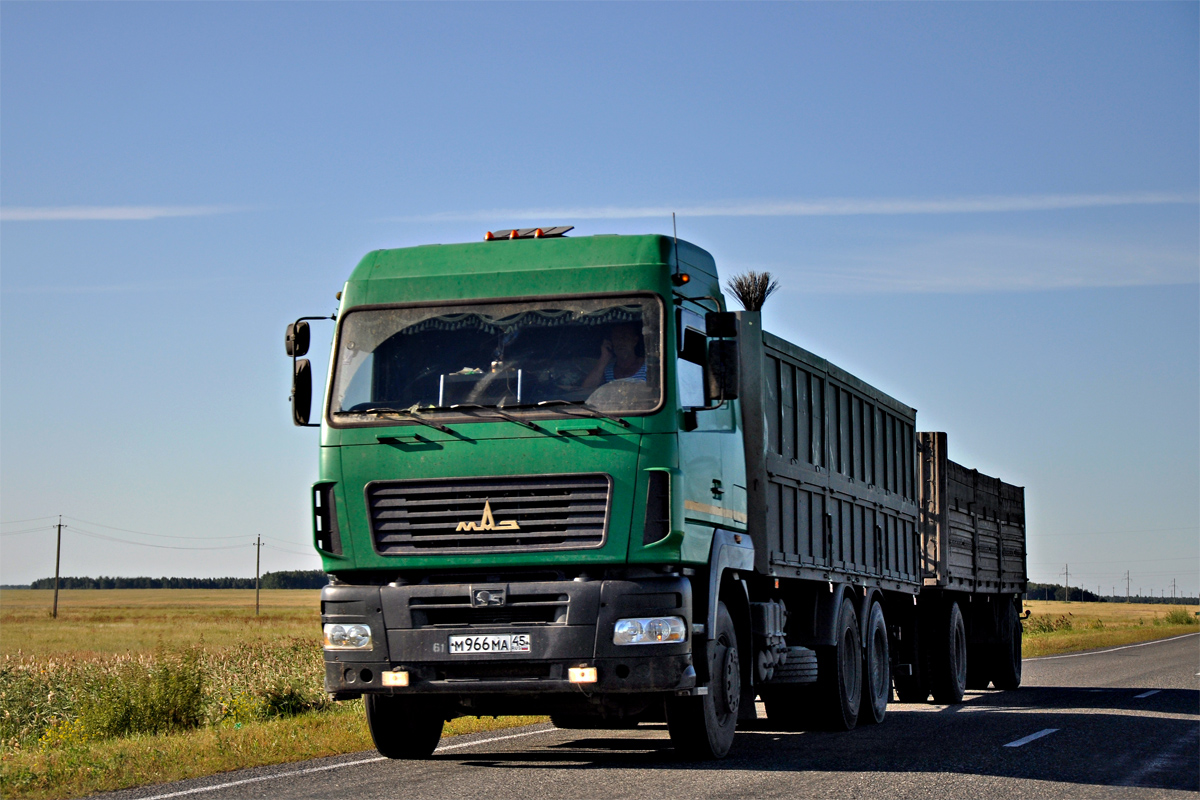 Курганская область, № М 966 МА 45 — МАЗ-6312A9