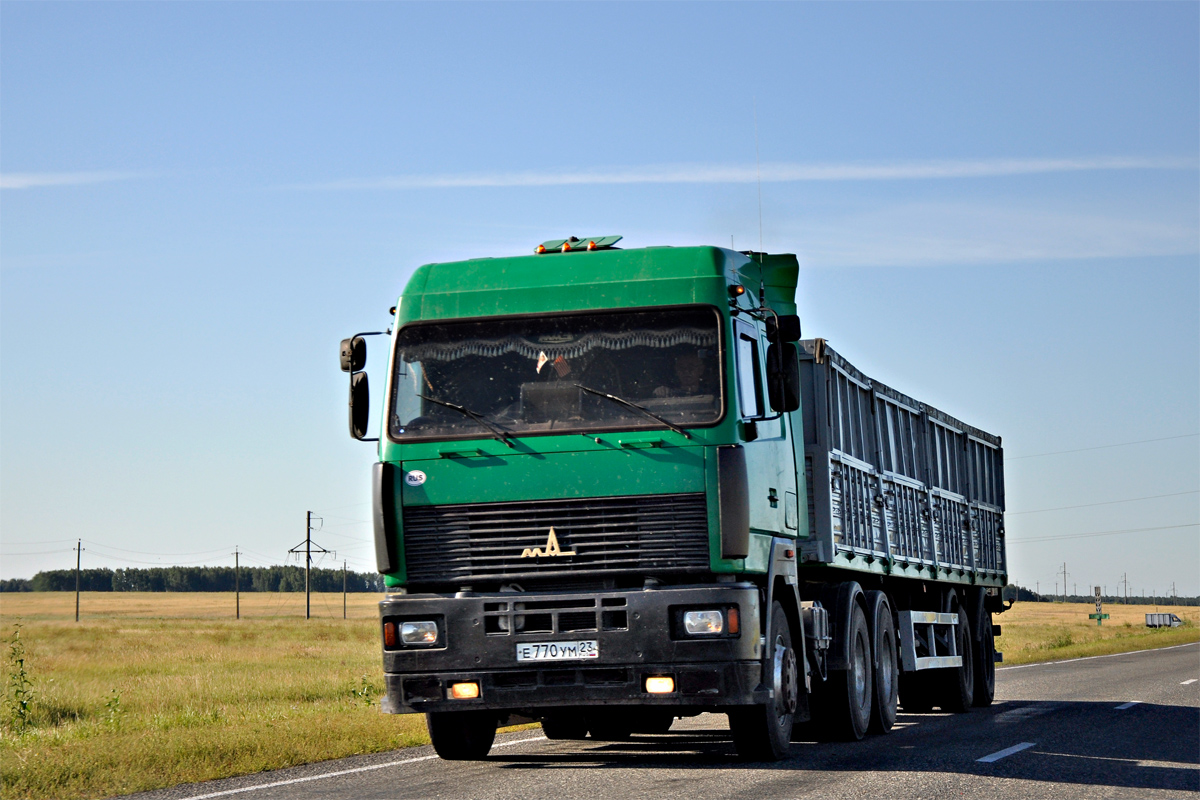 Краснодарский край, № Е 770 УМ 23 — МАЗ-643008