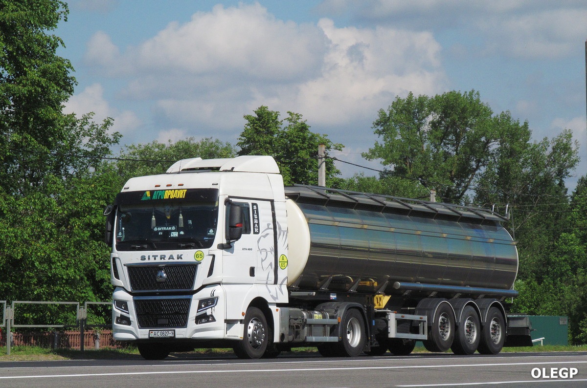 Брестская область, № АС 0627-1 — Sitrak C7H ZZ4186