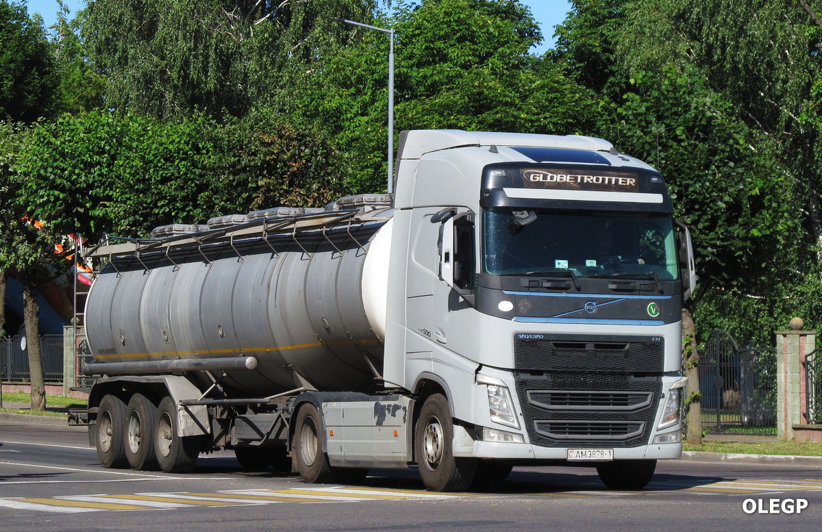 Брестская область, № АМ 3878-1 — Volvo ('2012) FH.500