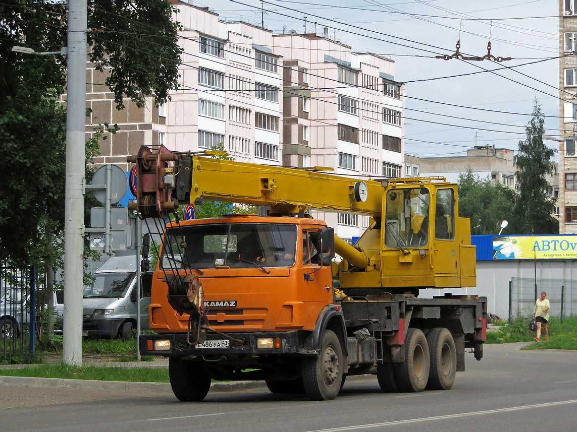 Кировская область, № Е 486 УА 43 — КамАЗ-55111-15 [55111R]
