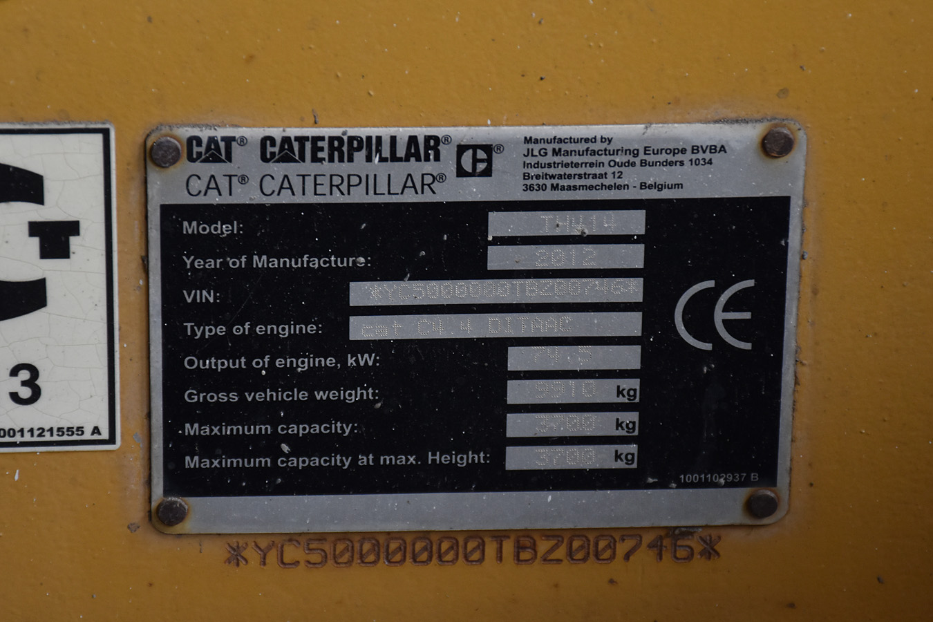 Москва, № (77) Б/Н СТ 0204 — Caterpillar (общая модель)