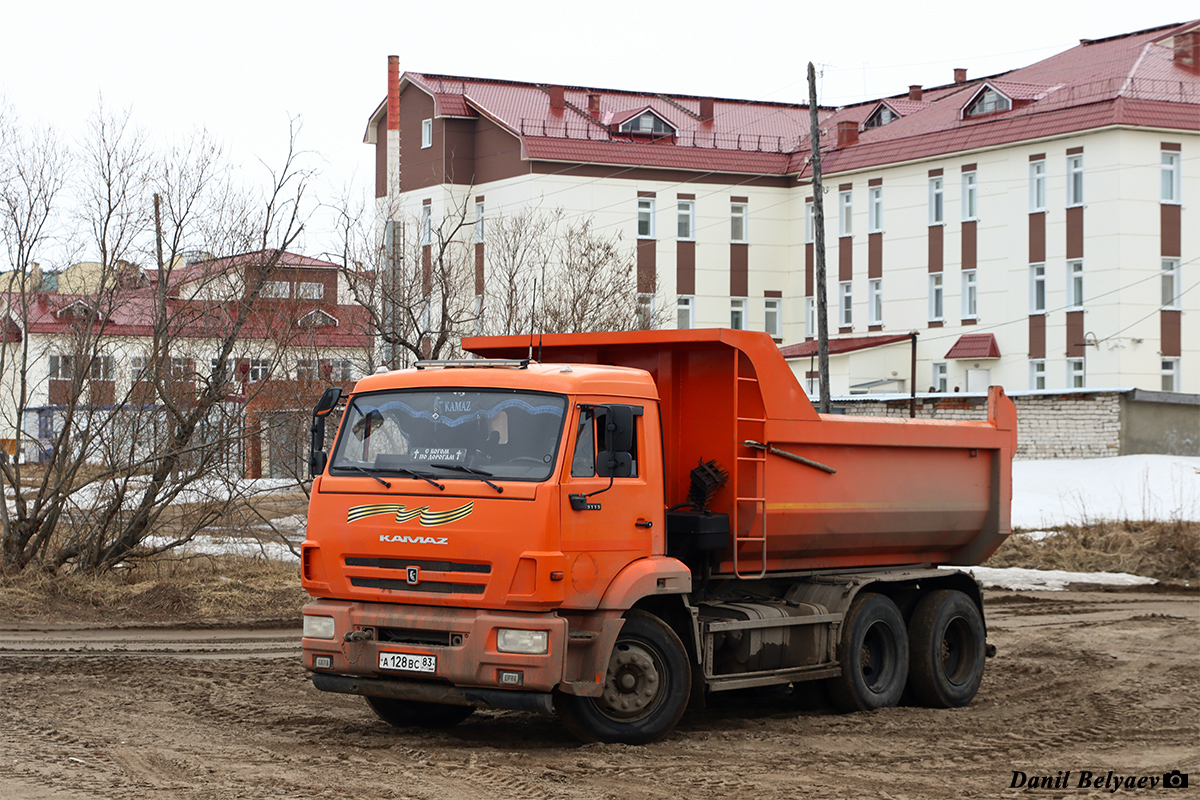 Ненецкий автономный округ, № А 128 ВС 83 — КамАЗ-65115-L4(19)