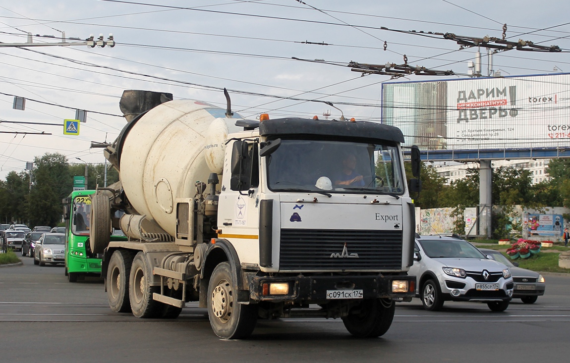 Челябинская область, № С 091 СК 174 — МАЗ-5516A5