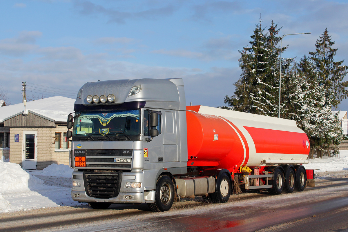 Хмельницкая область, № ВХ 6229 ЕТ — DAF XF105 FT