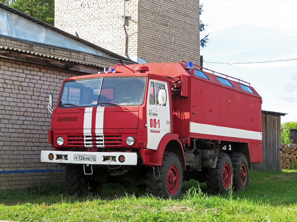 Кировская область, № У 726 НВ 43 — КамАЗ-43105