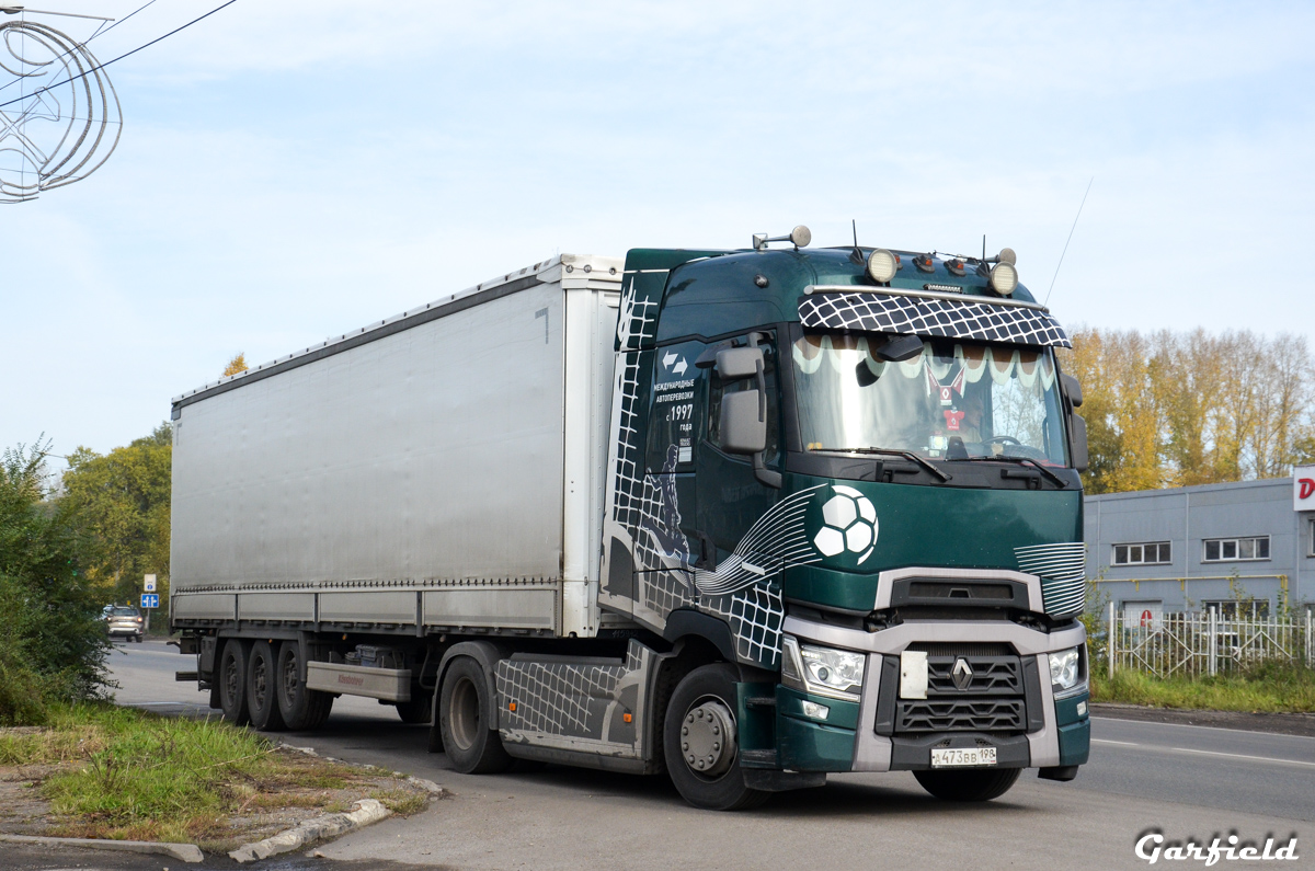 Санкт-Петербург, № А 473 ВВ 198 — Renault T-Series ('2013); Renault T-Series ('2013) "Goleador" (Кемеровская область)