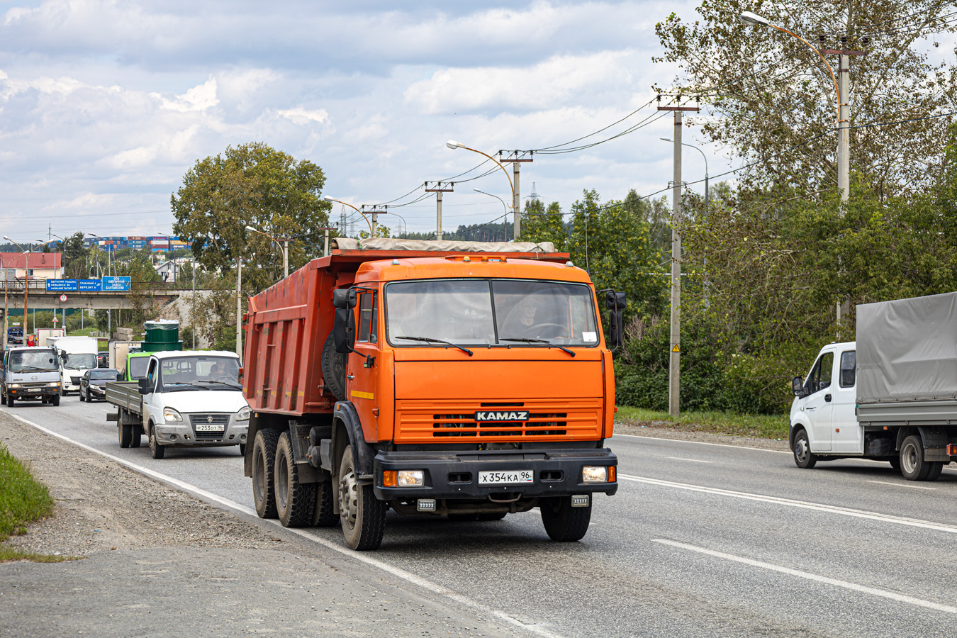 Свердловская область, № Х 354 КА 96 — КамАЗ-65115 [651150]