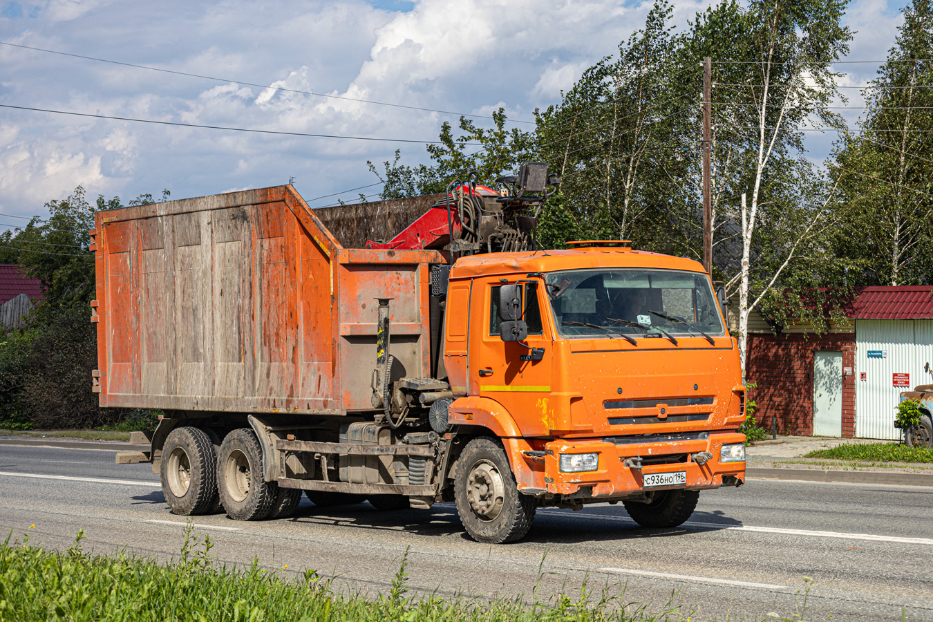 Свердловская область, № С 936 НО 196 — КамАЗ-65115-A5(48)