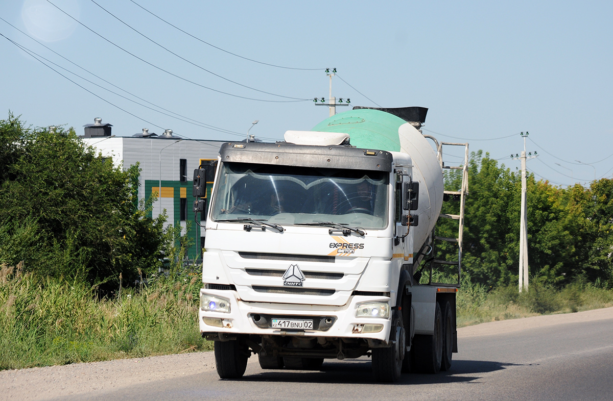 Алматы, № 417 BNU 02 — Howo HW ZZ5327