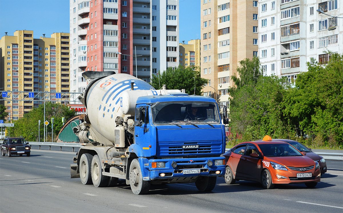 Тюменская область, № О 407 РХ 72 — КамАЗ-6520-61