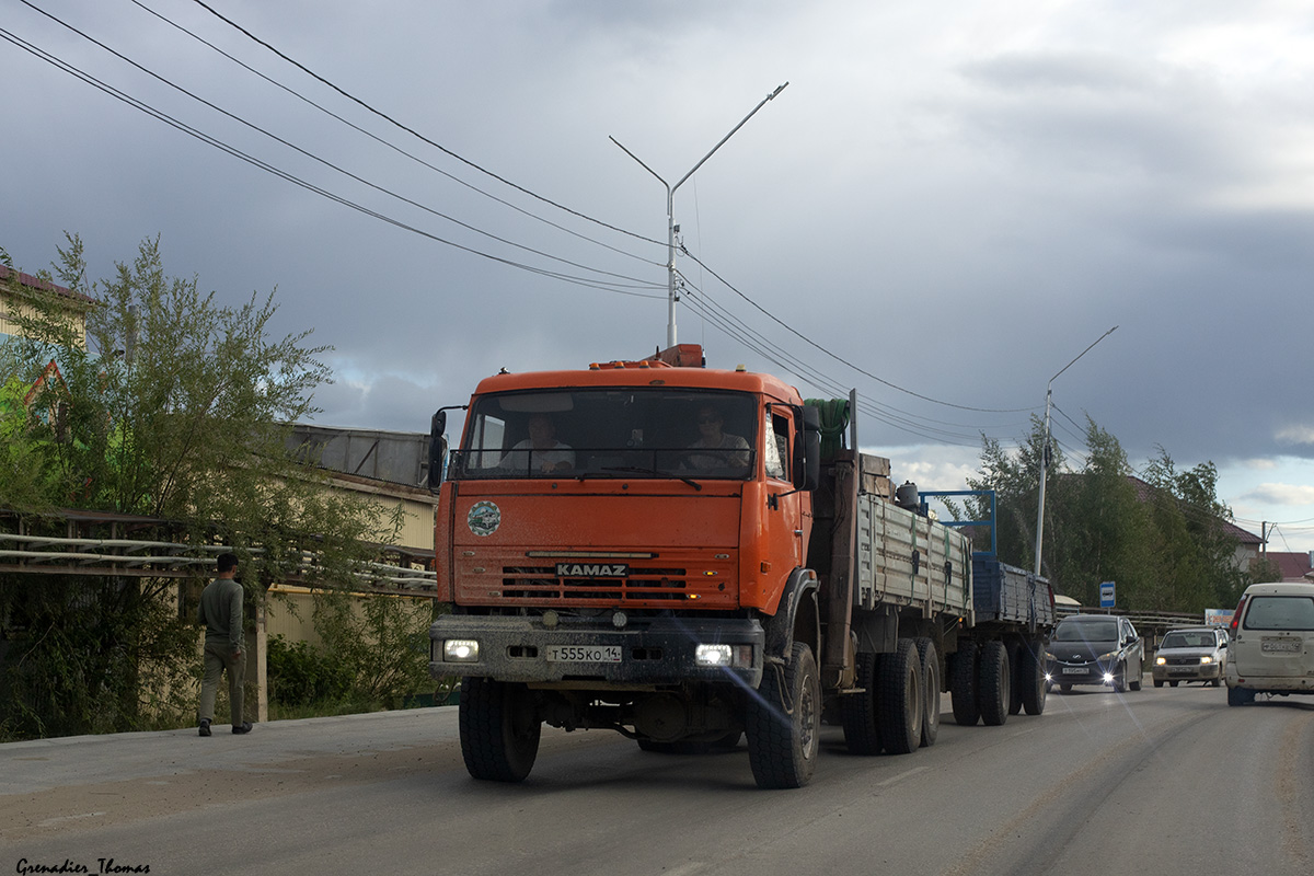 Саха (Якутия), № Т 555 КО 14 — КамАЗ-53228-15 [53228R]
