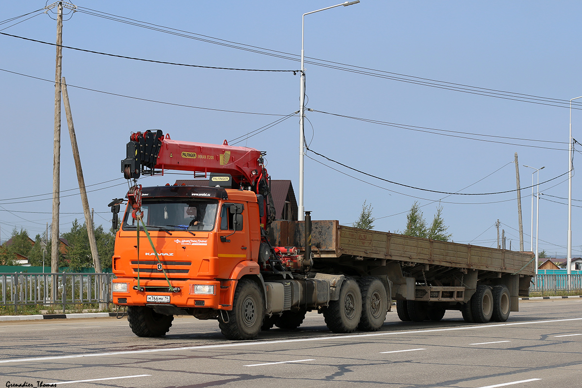 Саха (Якутия), № М 766 МК 14 — КамАЗ-43118-50
