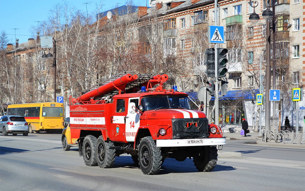 Тюменская область, № В 104 СМ 72 — ЗИЛ-131НА (УАМЗ)