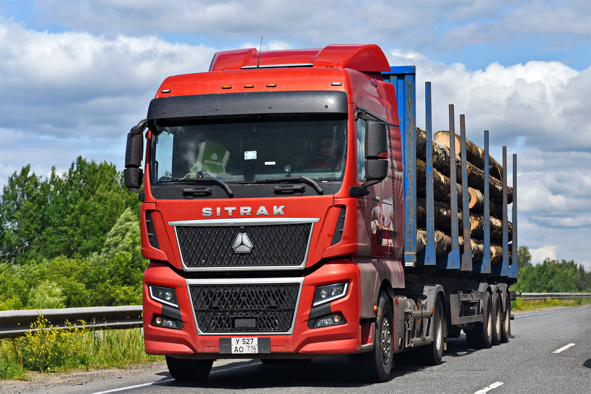 Татарстан, № У 527 АО 716 — Sitrak C7H ZZ4186 MAX