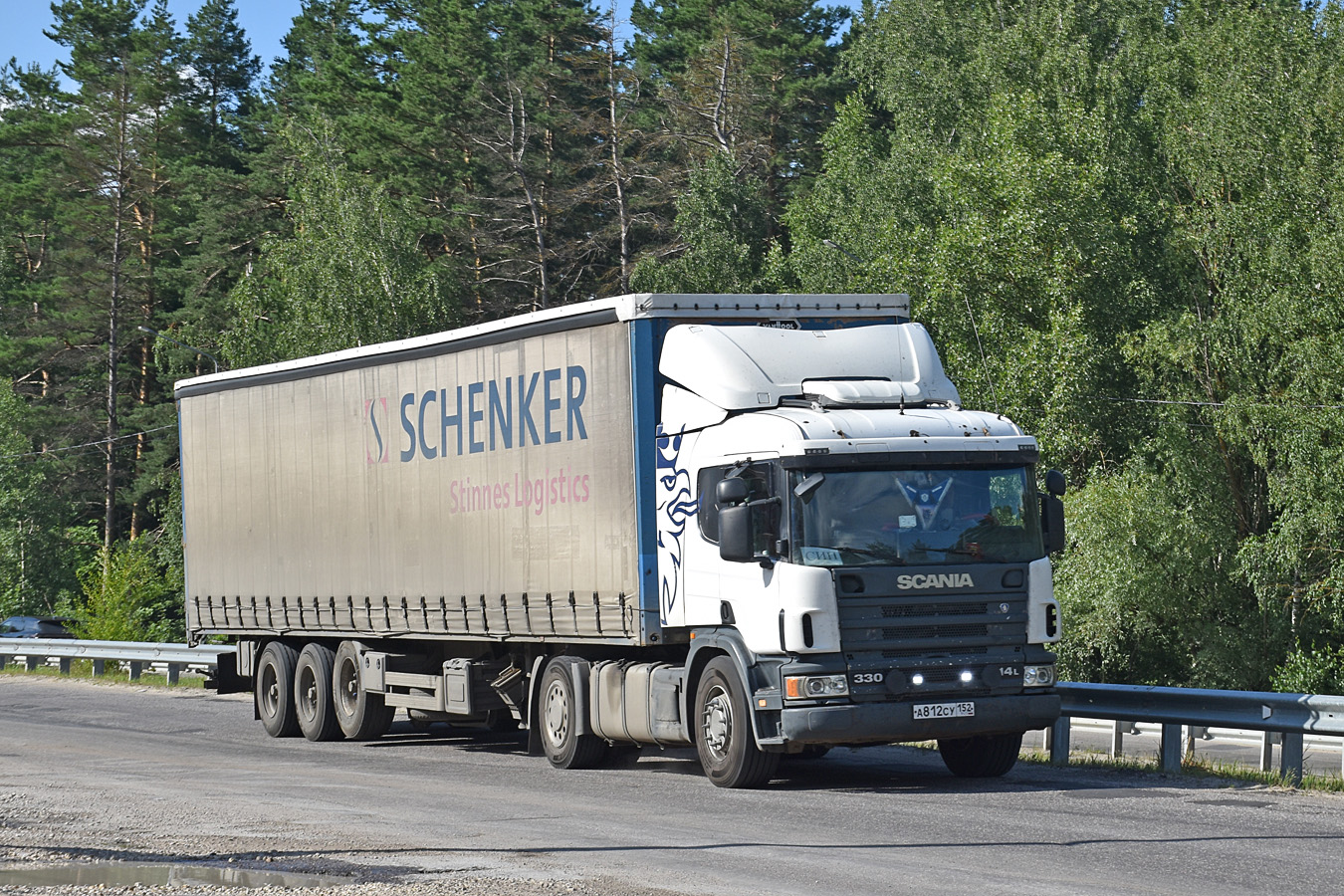 Нижегородская область, № А 812 СУ 152 — Scania  (общая модель)