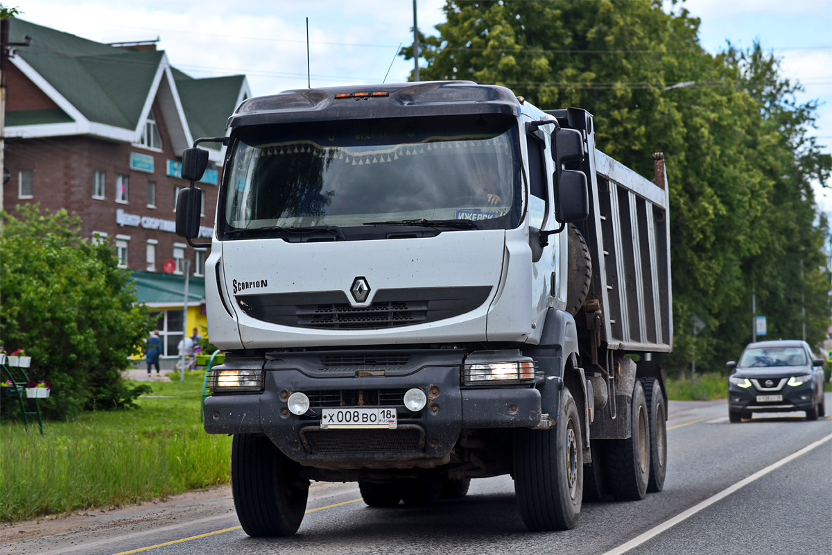 Удмуртия, № Х 008 ВО 18 — Renault Kerax