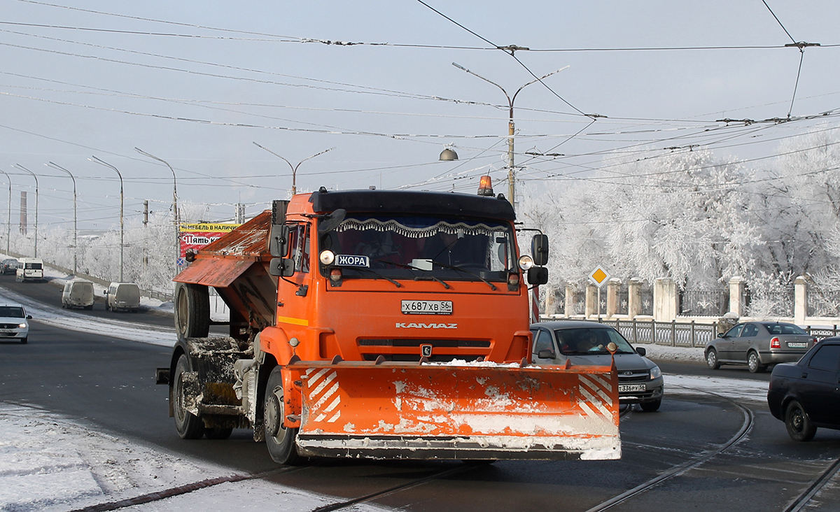 Оренбургская область, № Х 687 ХВ 56 — КамАЗ-43253 (общая модель)