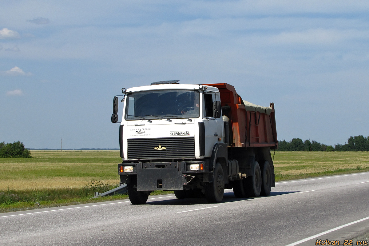 Алтайский край, № Х 546 РМ 22 — МАЗ-651705