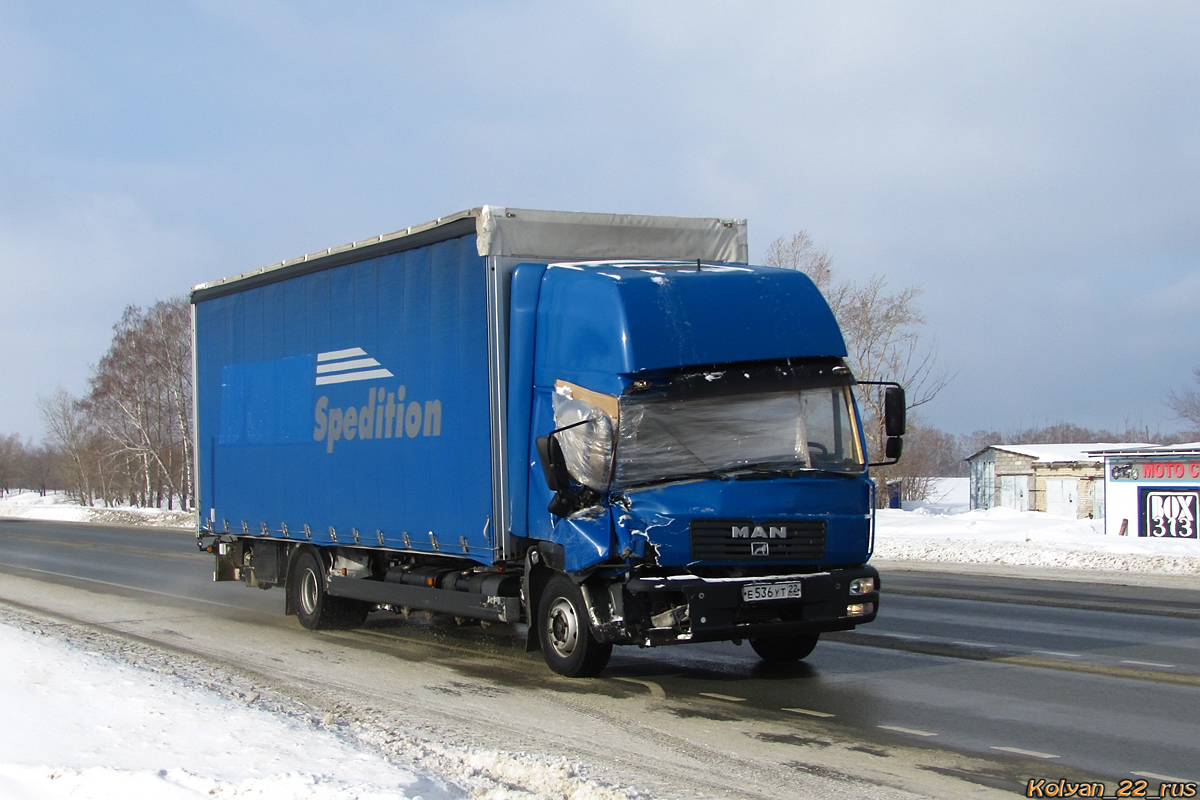 Алтайский край, № Е 536 УТ 22 — MAN LE (общая модель)